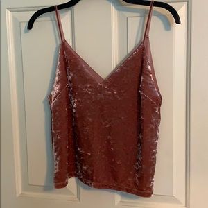 F21 Velvet Cami Top